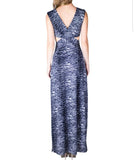 Maxi Dress with Gold Embellishments