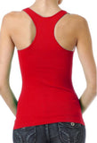 Ribbed Seamless Racerback Tank Top