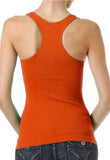 Ribbed Seamless Racerback Tank Top