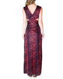 Maxi Dress with Gold Embellishments