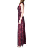 Maxi Dress with Gold Embellishments