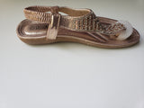 Shimmer Rhinestone Thong Sandals