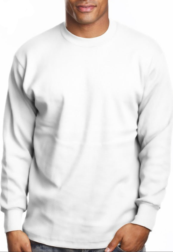 Super Heavy Long Sleeve White T-shirt