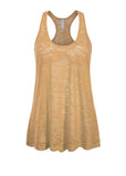 Women's Loose Fit Sheer Racerback Tank Top