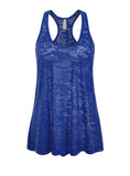 Women's Loose Fit Sheer Racerback Tank Top