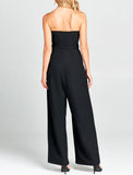 Strut & Bolt Button Detail Bandeau Jumpsuit