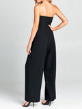 Strut & Bolt Button Detail Bandeau Jumpsuit