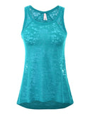 Women's Loose Fit Sheer Tank Top
 