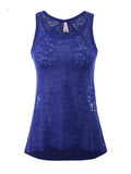 Women's Loose Fit Sheer Tank Top
 