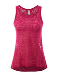 Women's Loose Fit Sheer Tank Top
 