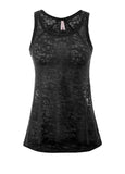 Women's Loose Fit Sheer Tank Top
 