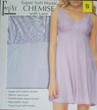 Felina Micro Modal Adjustable Lace Chemise Sleepwear