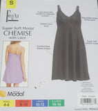 Felina Micro Modal Adjustable Lace Chemise Sleepwear
