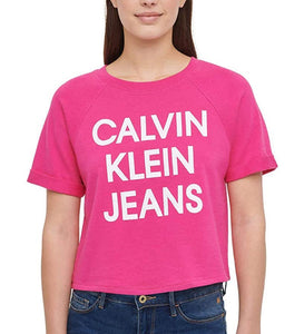 Calvin Klein Jeans Women's French Terry Crop Top
