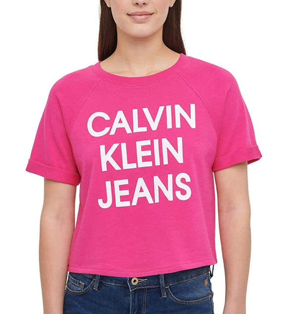 Calvin Klein Jeans Women's French Terry Crop Top