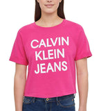 Calvin Klein Jeans Women's French Terry Crop Top