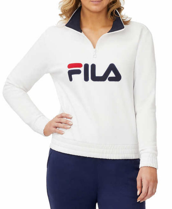 Fila Ladies' 1/4 Zip Pullover Sweatshirt