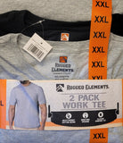 Rugged Elements Men's 2-Pack Work TShirt 