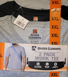 Rugged Elements Men's 2-Pack Work TShirt 