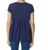 Gloria Vanderbilt Ladies' Embroidered Short Sleeve Tshirt Top