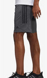 Adidas Men's 3-Stripe Shorts with Zipper
