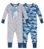 Kids Headquarters Baby Cotton Footless Pajamas 2-Pack