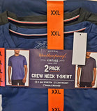 Weatherproof Vintage Men's Crew Neck Stretch TShirt 2-Pack