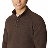 Eddie Bauer Men's Quilted 1/4 Snap Pullover Sweater.

Eddie Bauer Men's Quilted 1/4 Snap Pullover