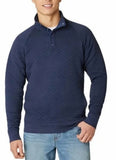 Eddie Bauer Men's Quilted 1/4 Snap Pullover Sweater.

Eddie Bauer Men's Quilted 1/4 Snap Pullover