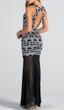 Sleeveless Bodycon Semi-Sheer Maxi Dress